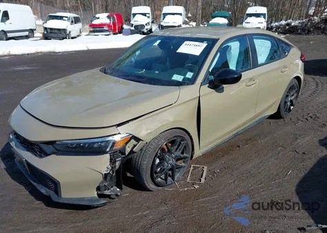 2025 Honda Civic Sedan Sport из США, поврежденный, VIN 19XFL2H80SE020105